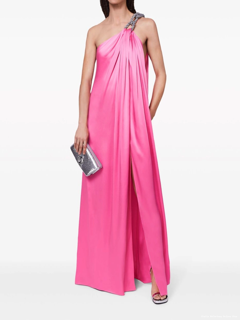 Affordable Falabella satin McCartney crystal-embellished gown Stella Women 0817